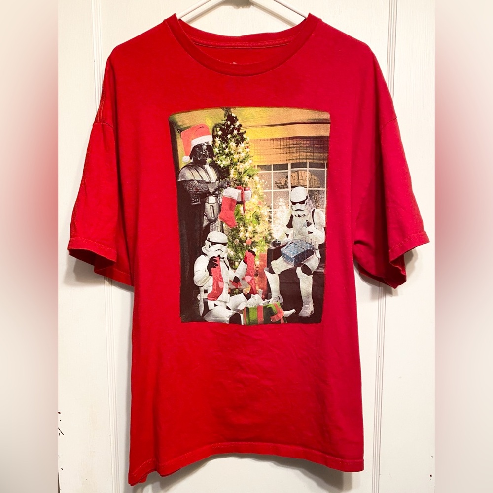 Star Wars Darth Vader Storm Trooper Christmas T-Shirt Tee Ugly XMAS Sweater XL+
